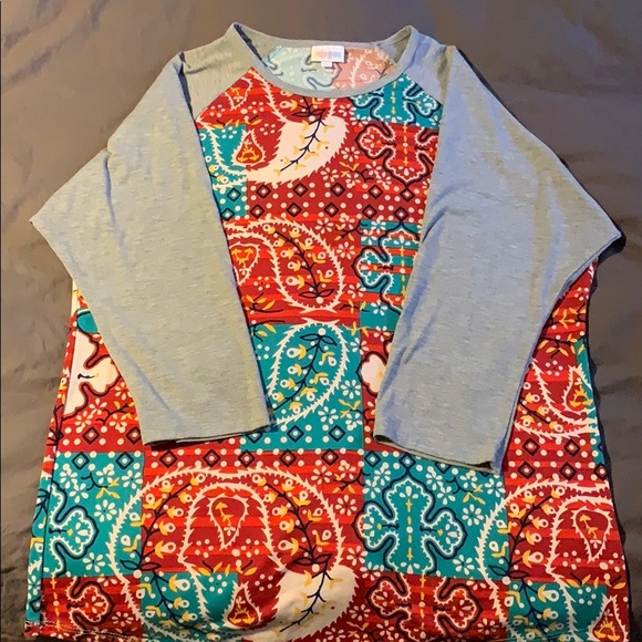 LulaRoe 2x Randy Tee - Picture 2 of 5